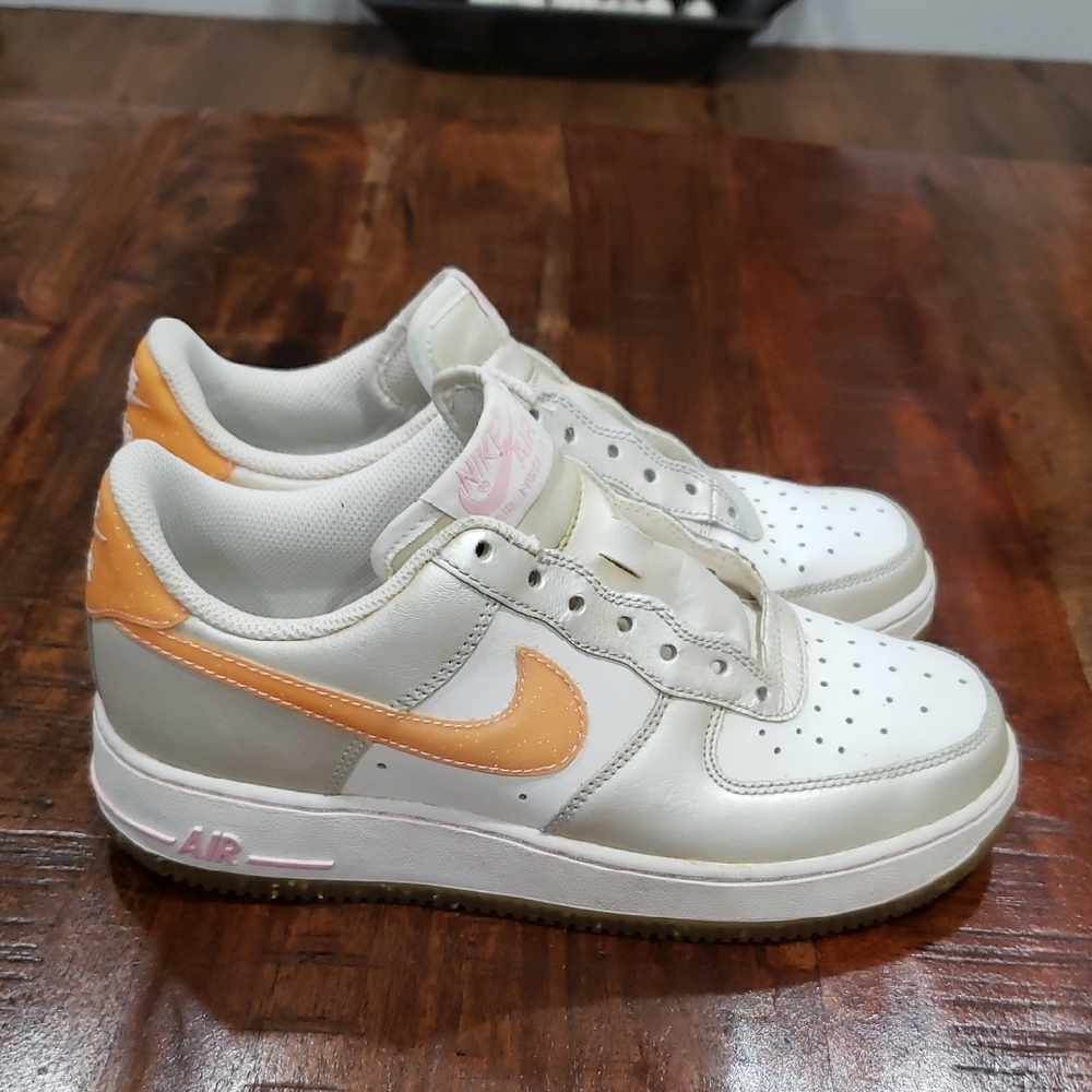 Nike Kids Sneakers White and Orange